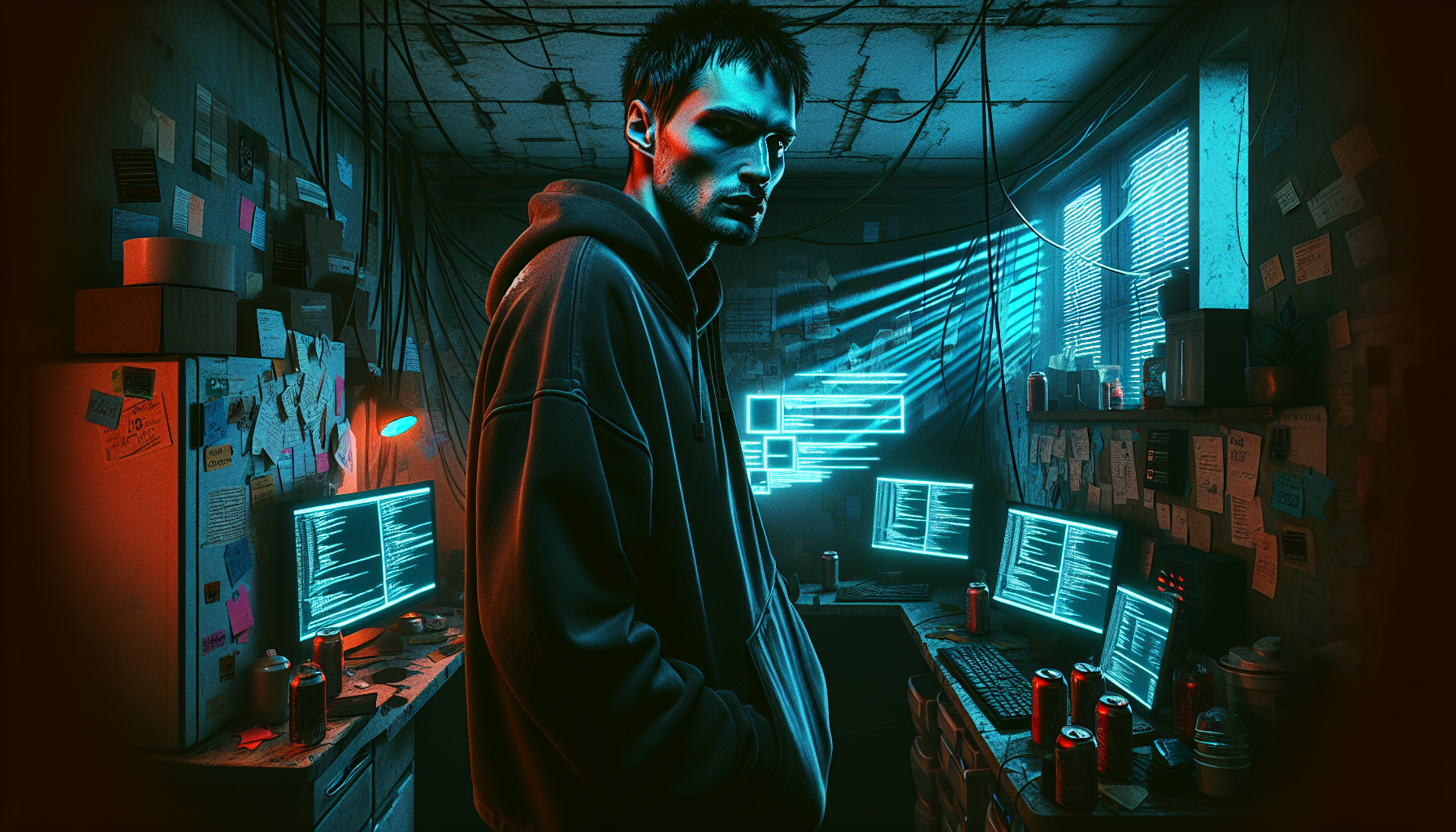 Marcus grins madly, his apartment vibrating with sentient energy.