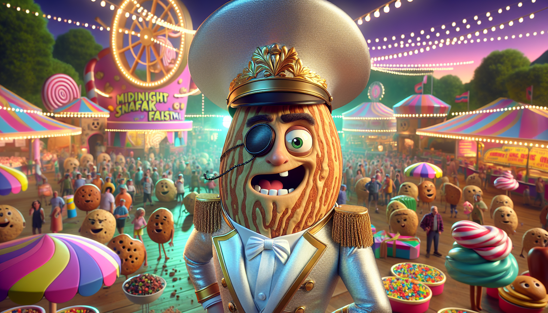 Admiral Almond's makes pepper-ray-induced speech as sneezes begin.