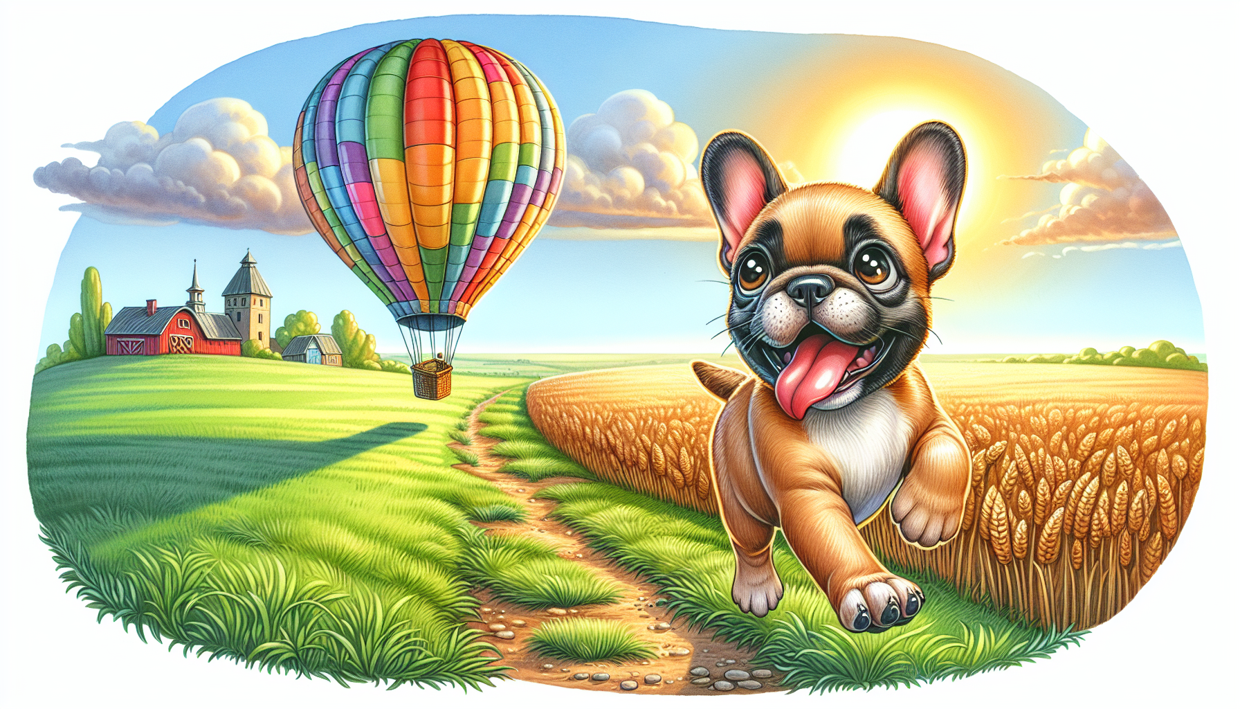 Remy guiding a troubled hot air balloon to a safe landing.