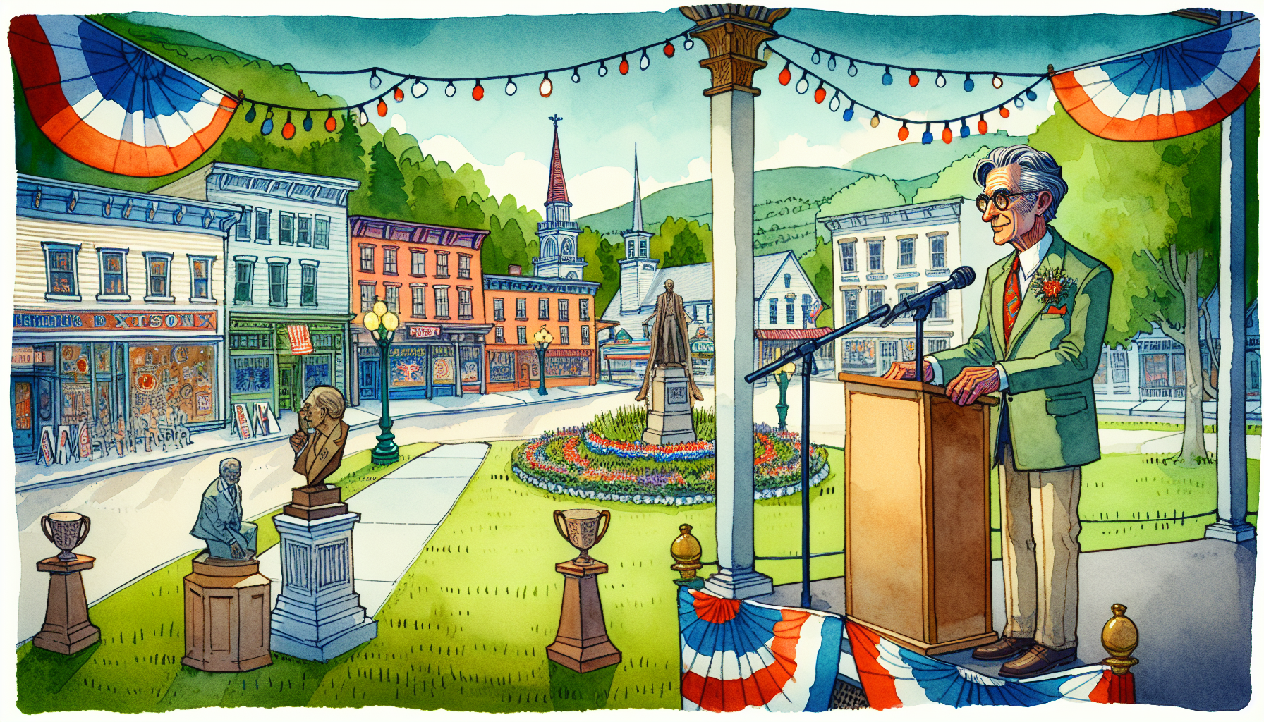 Mr. Snout addresses the crowd warmly, talking about Big Boy and the team's spirit.