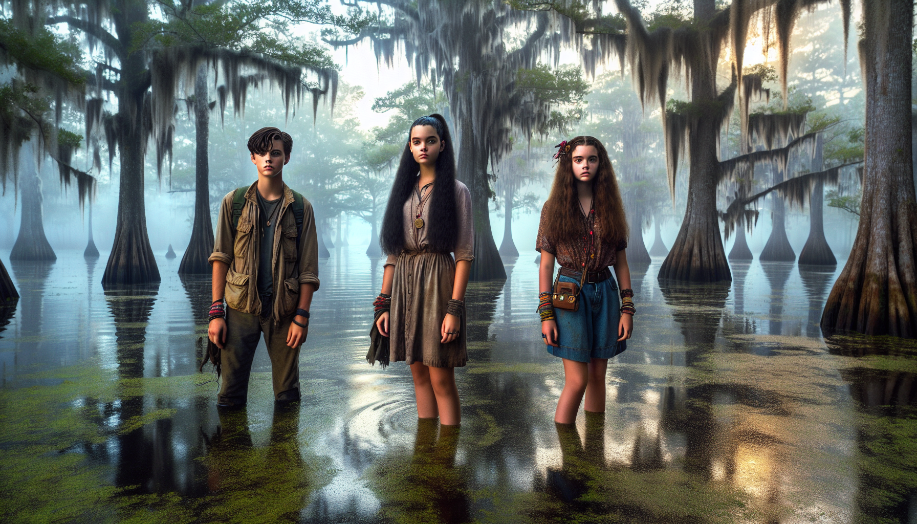 The bayou feels lighter, and daylight breaks through as they succeed in the ritual.