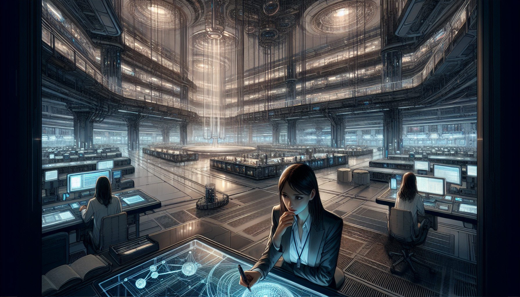 Dr. Sophia Nakamura shares her unsettling dreams during a tense team meeting.