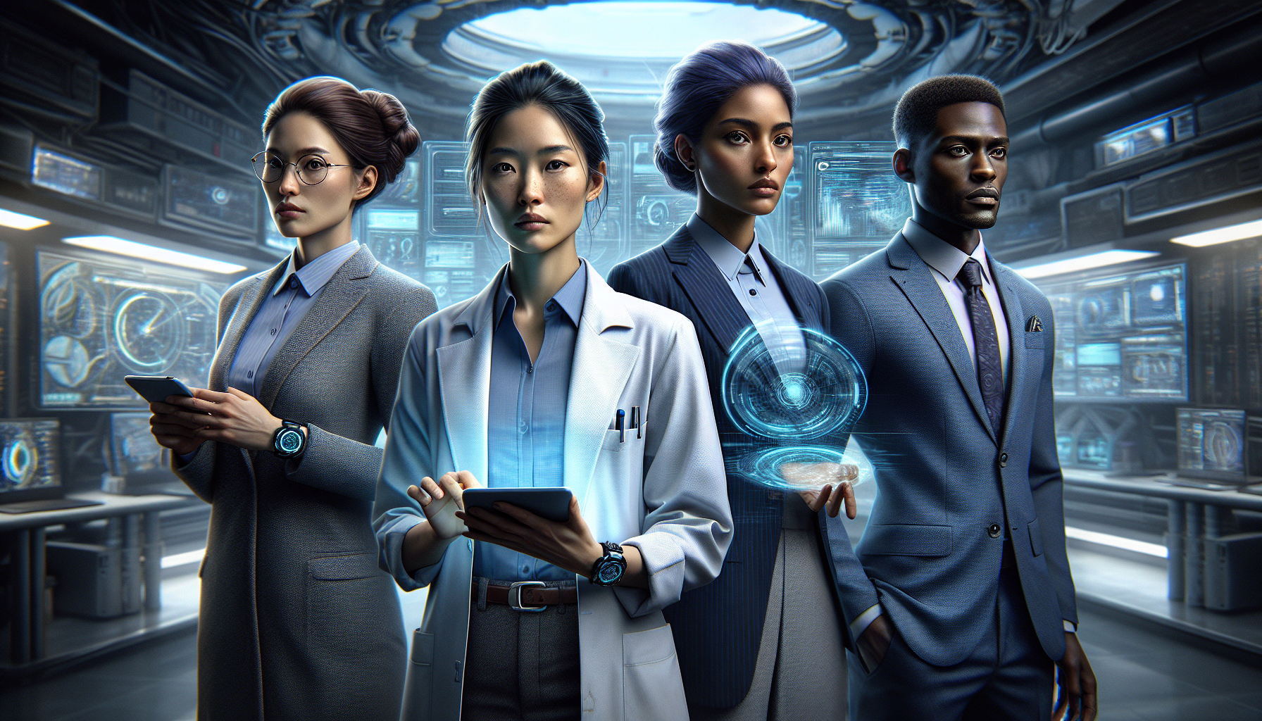 In the darkness, the team experiences impossible visions hinting at a reality beyond their comprehension.