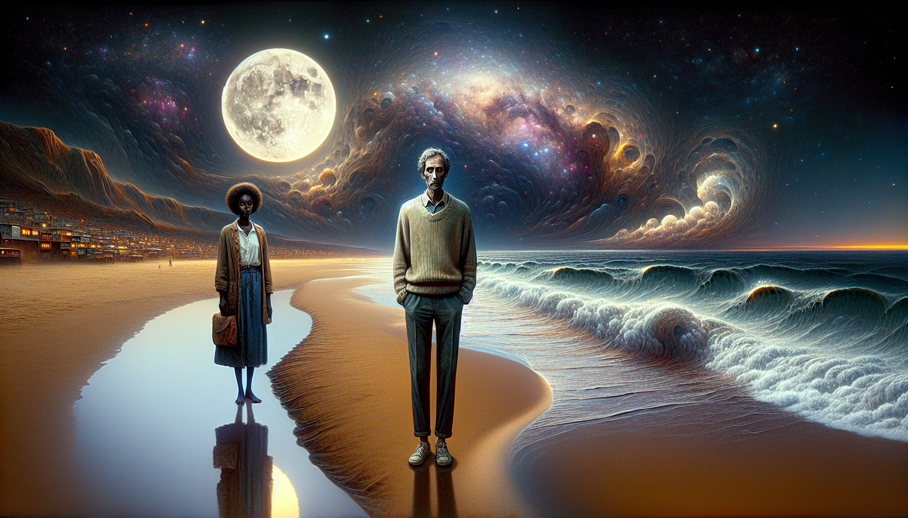 Mark sees unsettling forms of Sarah and Lily while trapped in the eldritch pattern.