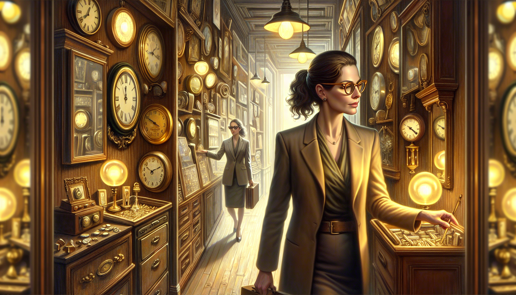 Laia arrives at El Rellotge d'Or to meet a tense Sofia.