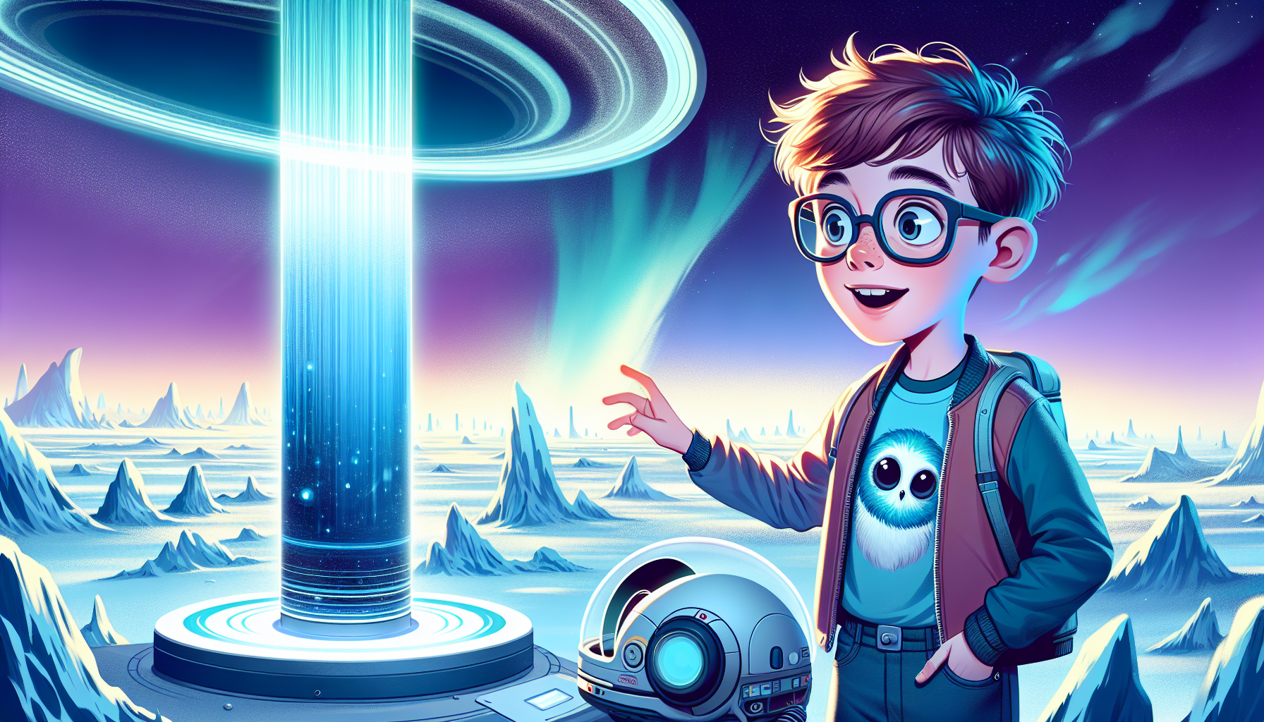 Tilt explaining Uranus's sideways rotation by spinning slowly.